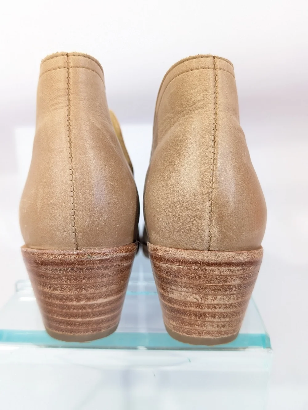Nisolo Mia Everyday Ankle Boots sz 8 Women Leather Bootie pull on Block heel